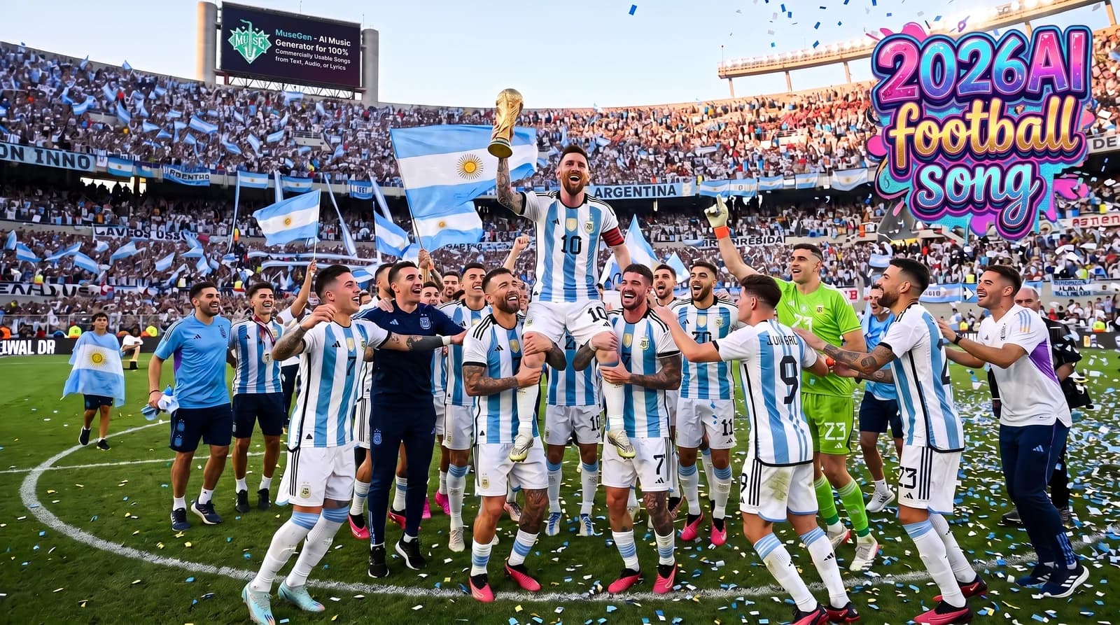 How to Create an Argentina World Cup AI Song for Fans with MuseGen